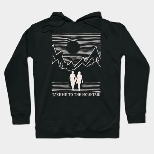 mountain couple Hoodie